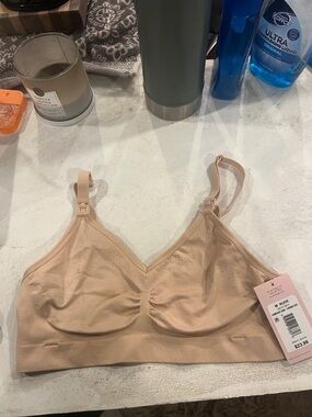 Seamless Nude Wireless Nursing Bra - Soft Support